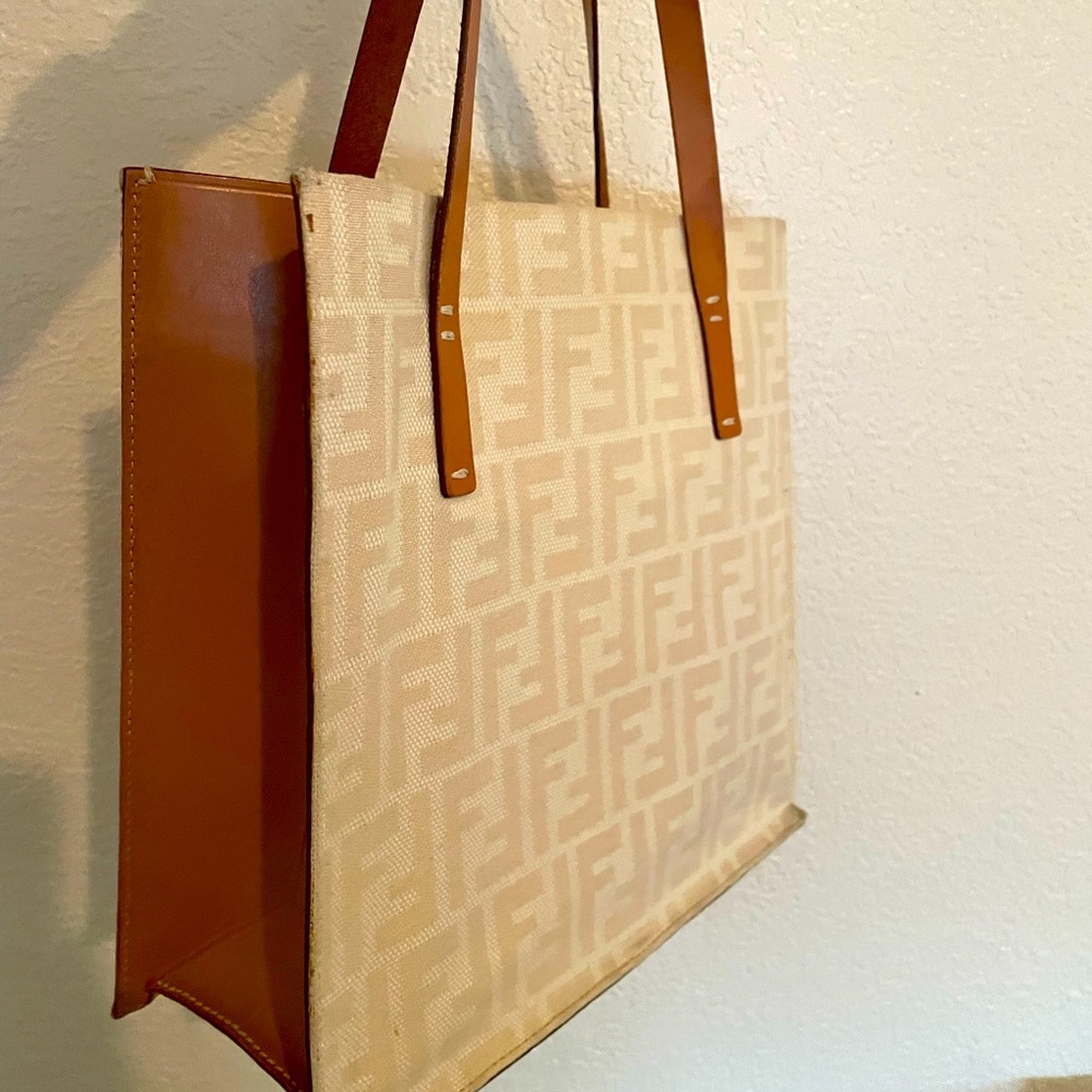 FENDI small tote canvas